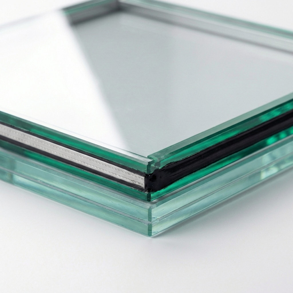 4mm clear toughened / 6.4mm clear laminate - cut to size glass