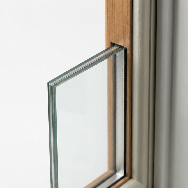 Heritage Unit - 4mm toughened / argon / 4mm softcoat toughened - 7mm UV 2.6 (Toughened) - cut to size glass
